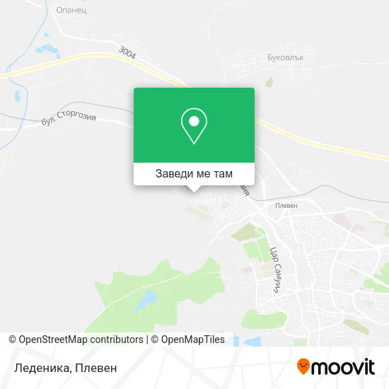 Леденика карта