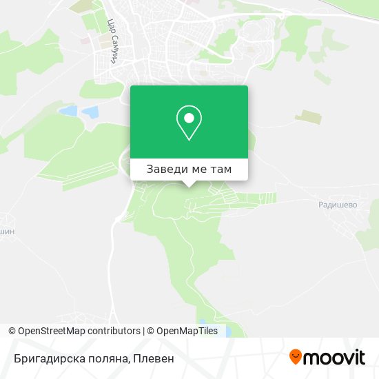 Бригадирска поляна карта