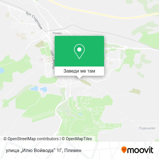 улица „Илю Войвода“ 1Г карта