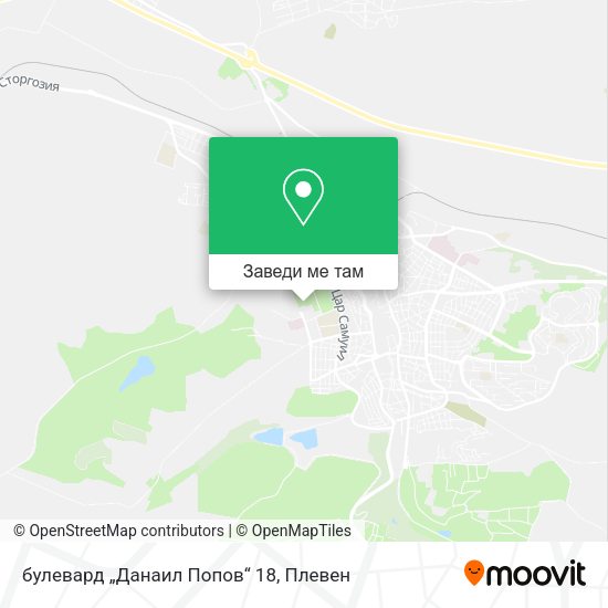 булевард „Данаил Попов“ 18 карта
