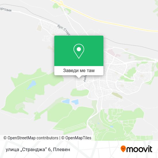улица „Странджа“ 6 карта