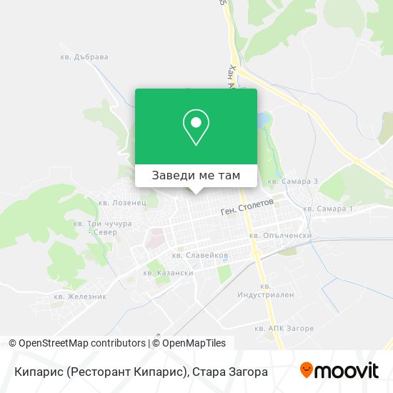 Кипарис (Ресторант Кипарис) карта