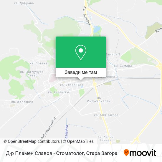 Д-р Пламен Славов - Стоматолог карта