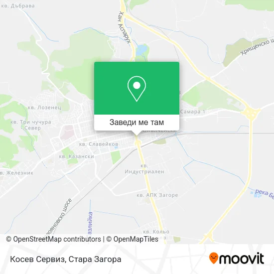 Косев Сервиз карта