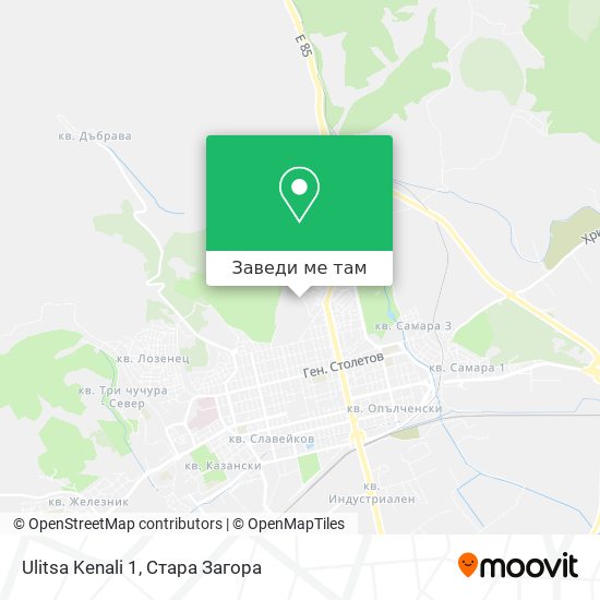 Ulitsa Kenali 1 карта