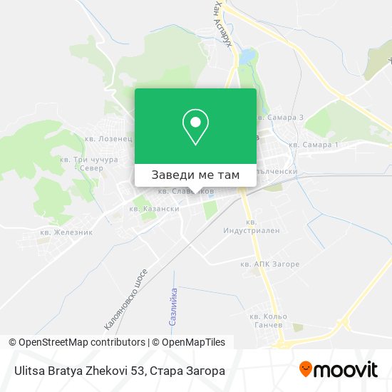 Ulitsa Bratya Zhekovi 53 карта