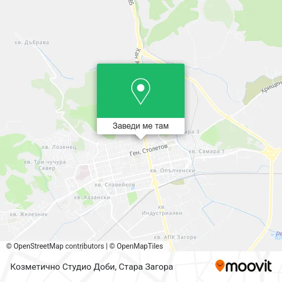 Козметично Студио Доби карта