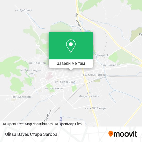 Ulitsa Bayer карта