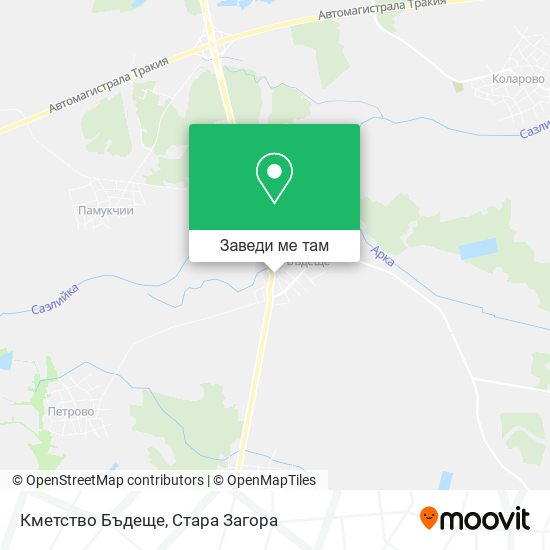 Кметство Бъдеще карта