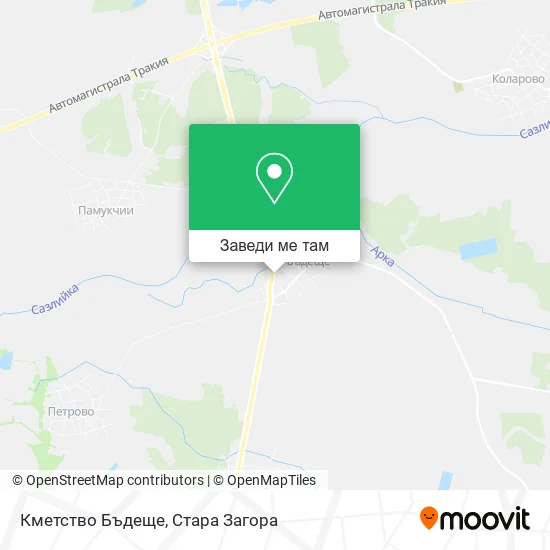Кметство Бъдеще карта