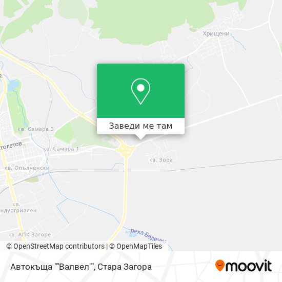 Автокъща ""Валвел"" карта