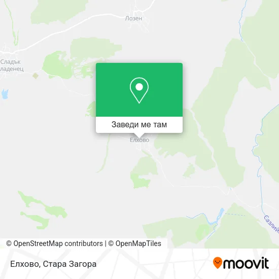 Елхово карта