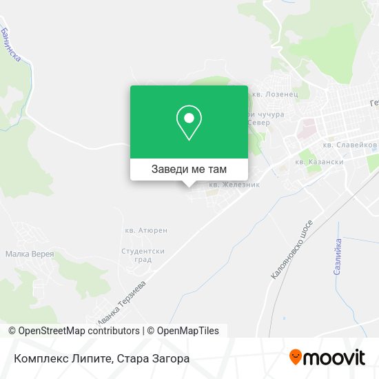 Комплекс Липите карта