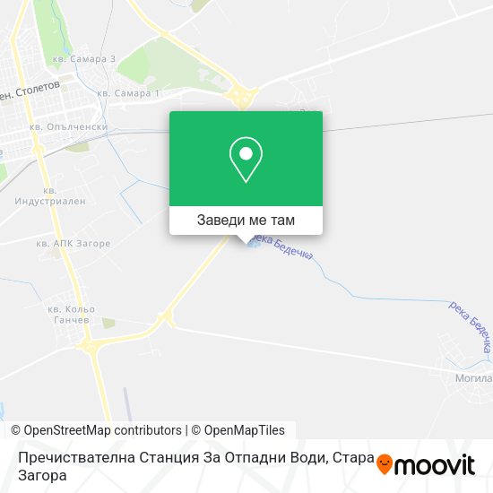 Пречиствателна Станция За Отпадни Води карта