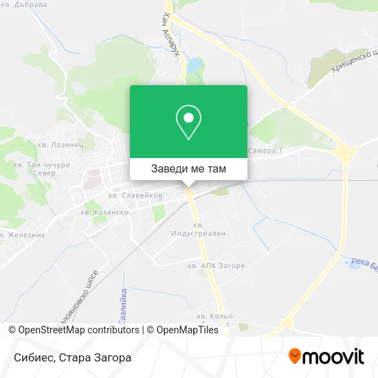 Сибиес карта