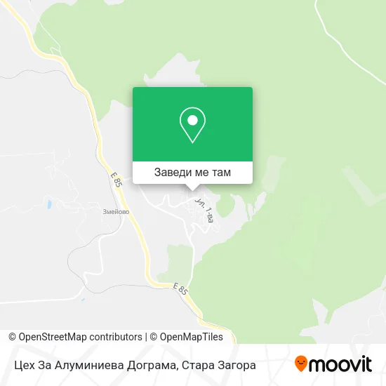 Цех За Алуминиева Дограма карта