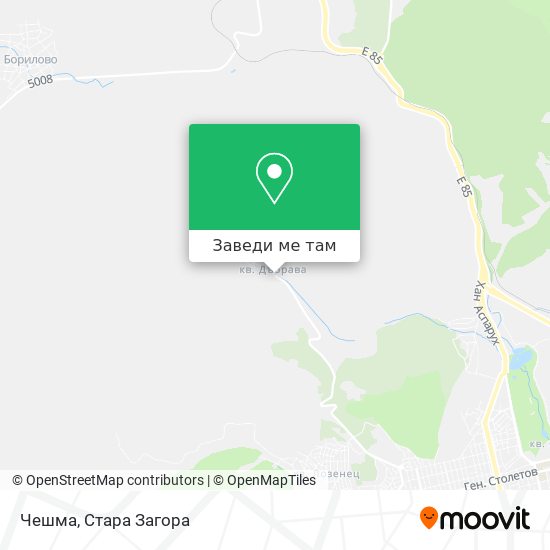 Чешма карта