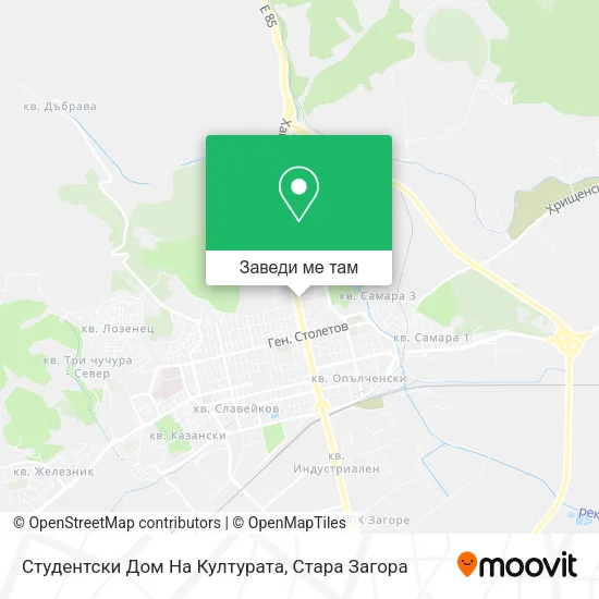 Студентски Дом На Културата карта