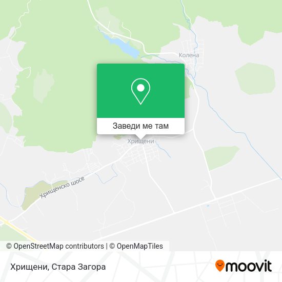 Хрищени карта