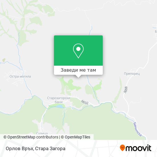 Орлов Връх карта