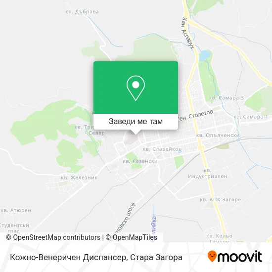 Кожно-Венеричен Диспансер карта