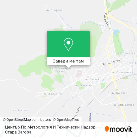Център По Метрология И Технически Надзор карта