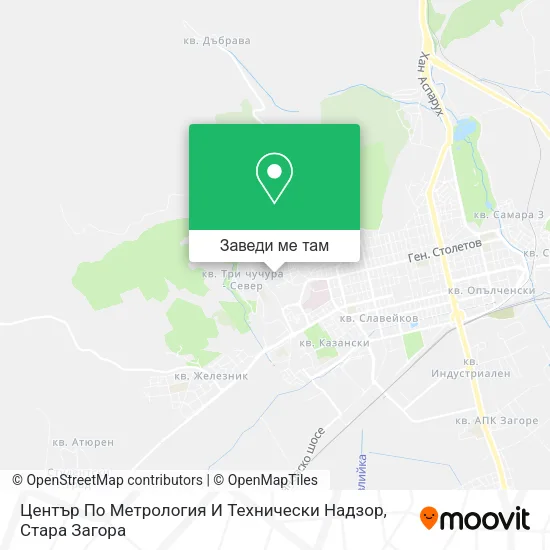 Център По Метрология И Технически Надзор карта