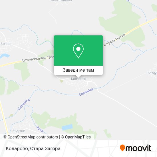 Коларово карта