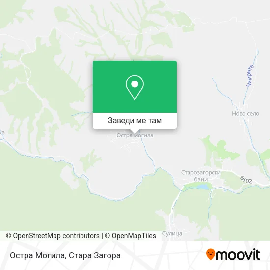 Остра Могила карта