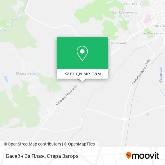 Басейн За Плаж карта