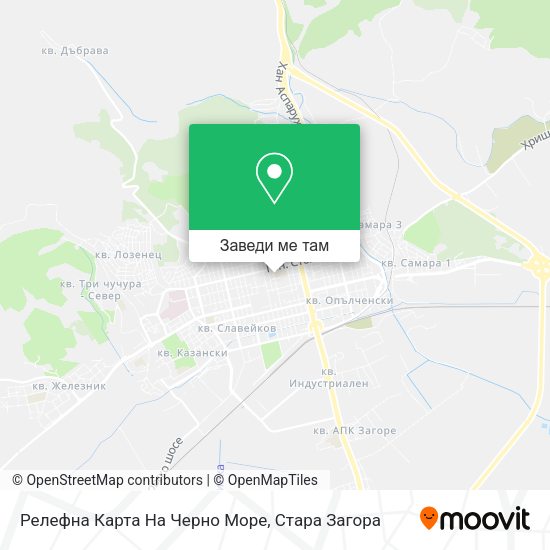 Релефна Карта На Черно Море карта