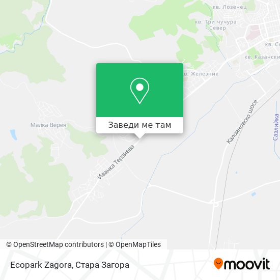 Ecopark Zagora карта