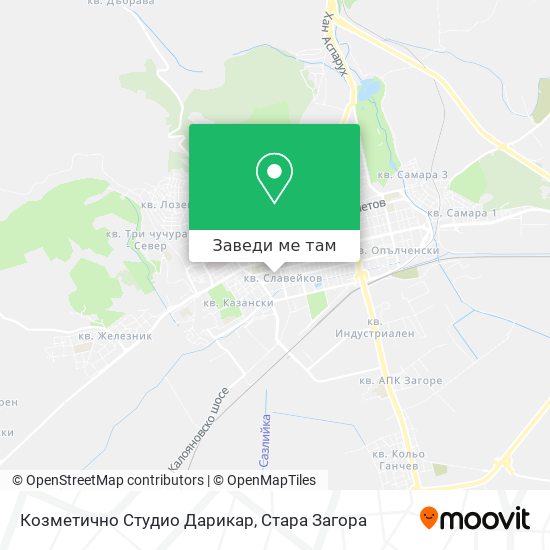 Козметично Студио Дарикар карта