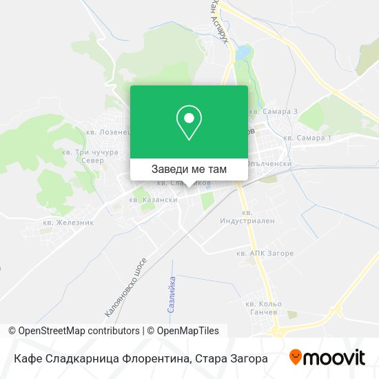 Кафе Сладкарница Флорентина карта