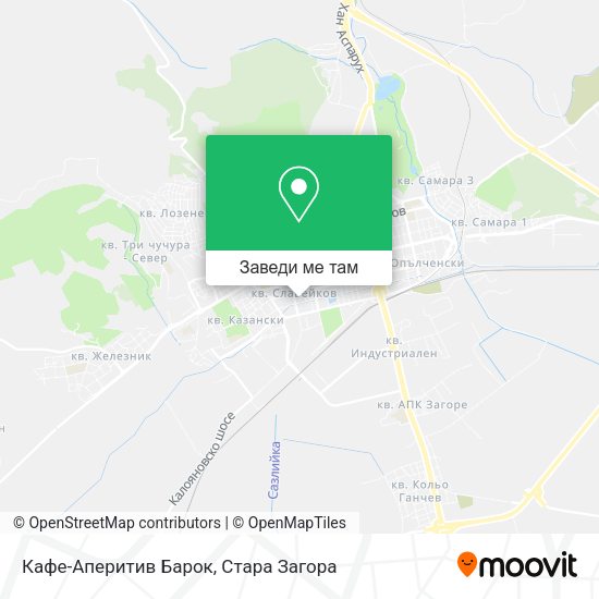 Кафе-Аперитив Барок карта