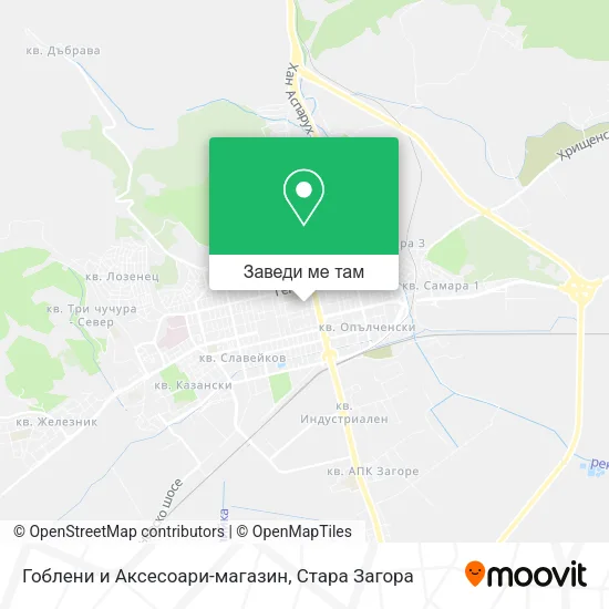 Гоблени и Аксесоари-магазин карта