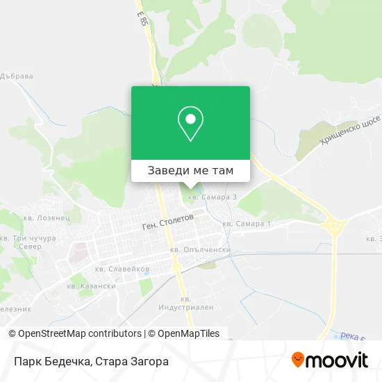 Парк Бедечка карта