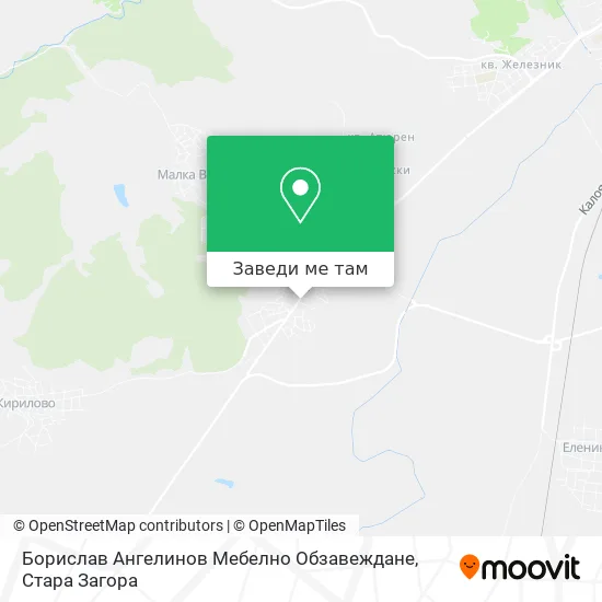 Борислав Ангелинов Мебелно Обзавеждане карта