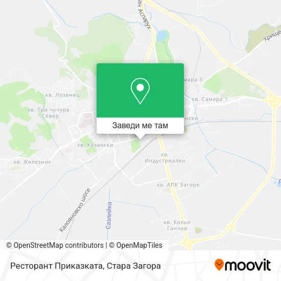 Ресторант Приказката карта