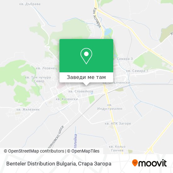 Benteler Distribution Bulgaria карта