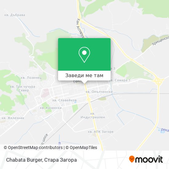 Chabata Burger карта