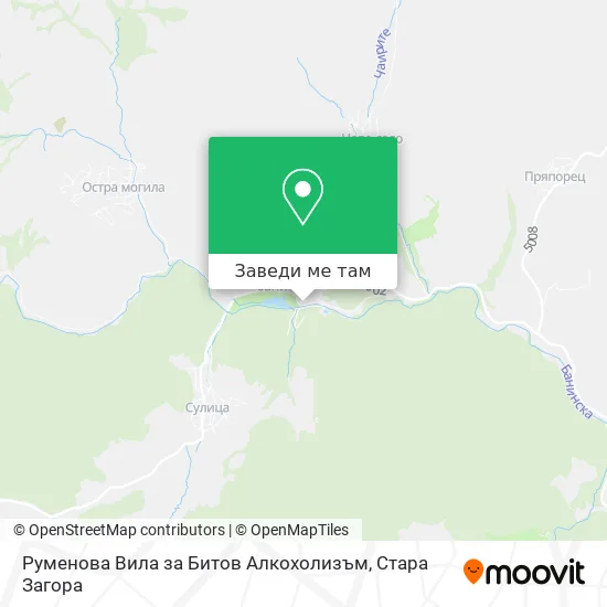 Руменова Вила за Битов Алкохолизъм карта