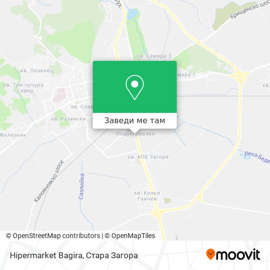 Hipermarket Bagira карта