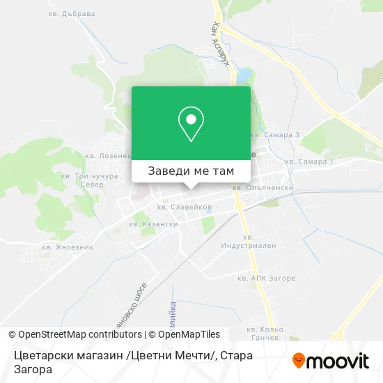 Цветарски магазин /Цветни Мечти/ карта