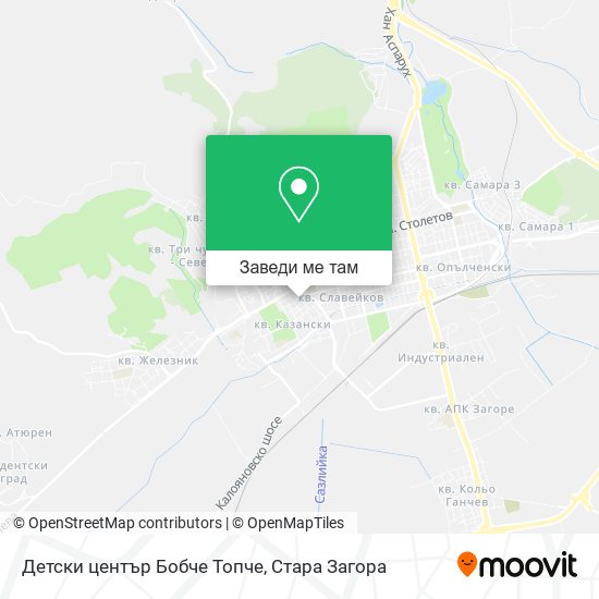 Детски център Бобче Топче карта