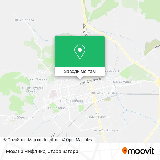 Механа Чифлика карта