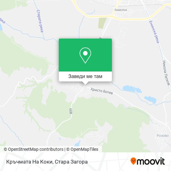 Кръчмата На Коки карта