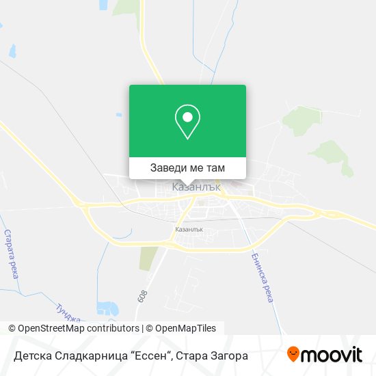 Детска Сладкарница “Ессен“ карта