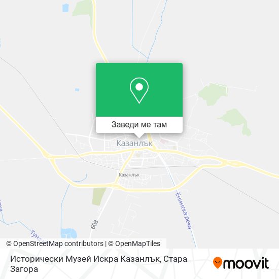 Исторически Музей Искра Казанлък карта