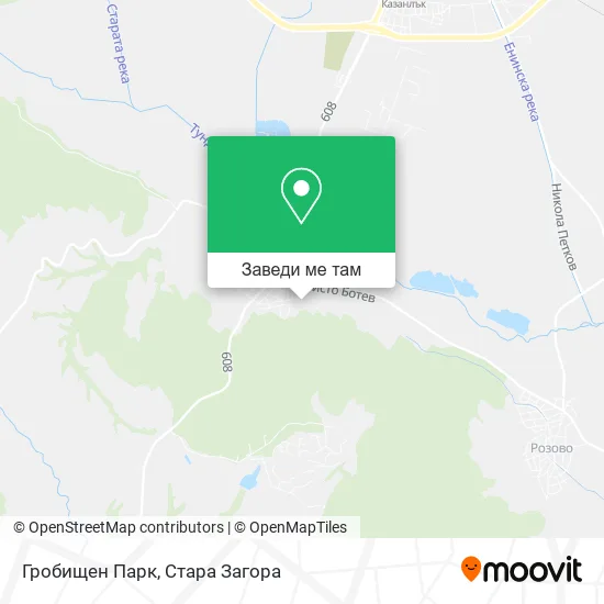 Гробищен Парк карта